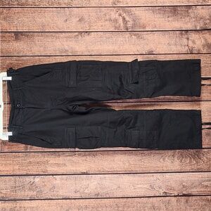 28x30 Vtg Black Military Mens Stretch Cargo Pants Excellent Condition